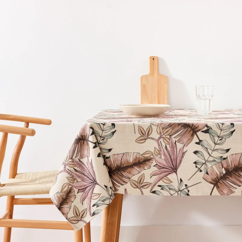 BL BELUM Stain Resistant Cotton Tablecloth - 240 x 155 cm