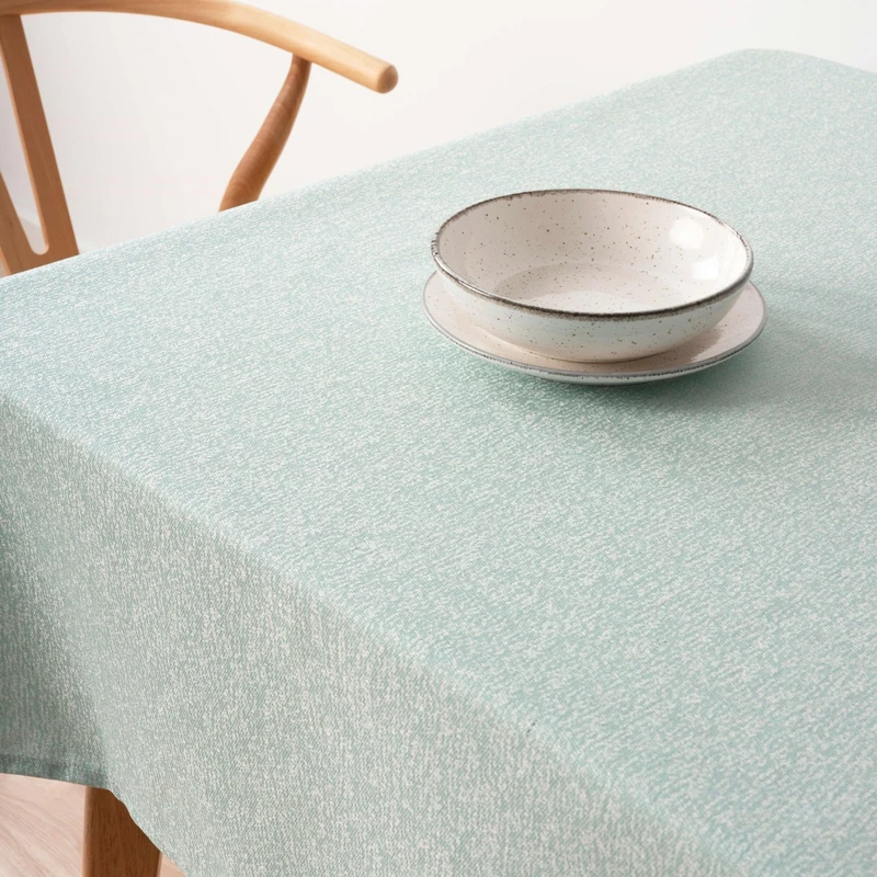 BELUM Stain-Resistant Jacquard Tablecloth Size 240 x 155 cm Turquoise – Fabric Tablecloth 70% Cotton – 30% Polyester Model 000-068 - Image 1