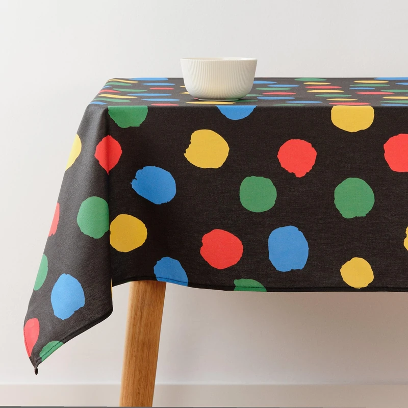 BELUM | Stain Resistant Tablecloth Size 300 x 140 cm - Extra Soft Touch Tablecloth Colour Multicolor - Tablecloth 100% Made in Spain Fabric 100% Organic Cotton - Tablecloth Model 0120-369