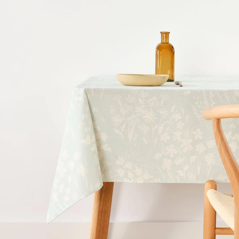 BELUM | Stain Resistant Tablecloth Size 250 x 140 cm - Extra Soft Touch Tablecloth Colour Multicolor - Tablecloth 100% Made in Spain Fabric 100% Organic Cotton - Tablecloth Model 0120-368