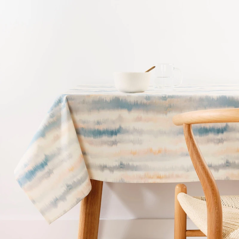 BELUM | Stain Resistant Tablecloth Size 300 x 155 cm - Extra Soft Touch Tablecloth Colour Multicolor - Tablecloth 100% Made in Spain Fabric 100% Organic Cotton - Tablecloth Model 0120-334