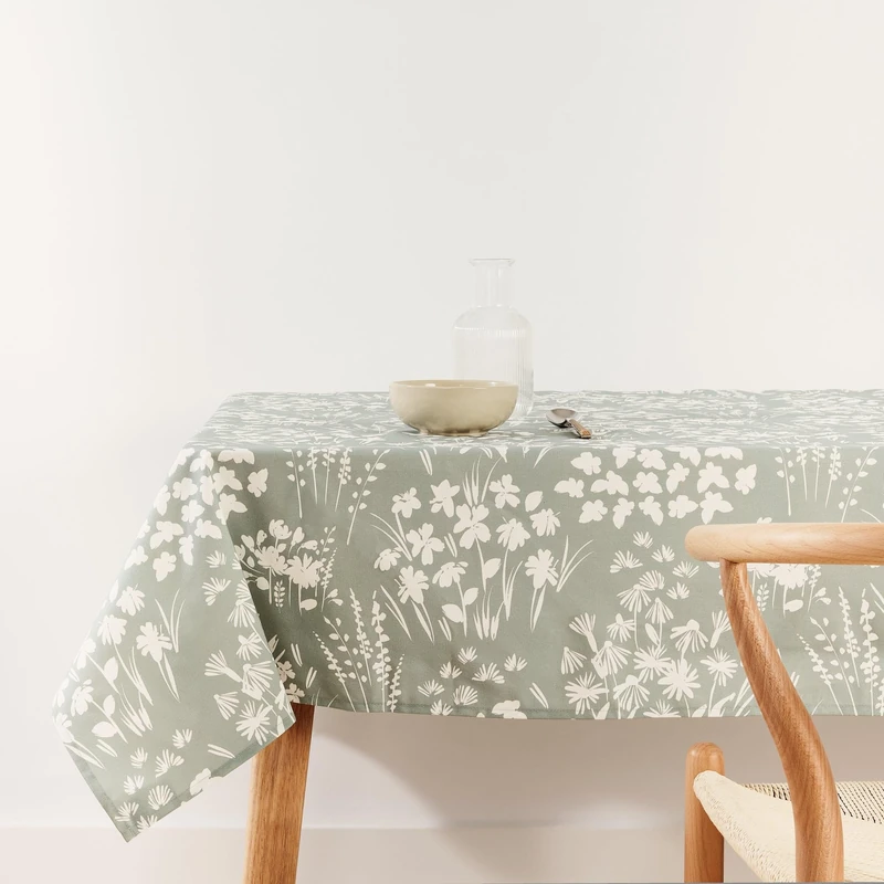 BELUM | Stain Resistant Tablecloth Size 240 x 155 cm - Extra Soft Touch Tablecloth Colour Multicolor - Tablecloth 100% Made in Spain Fabric 100% Organic Cotton - Tablecloth Model 0120-360