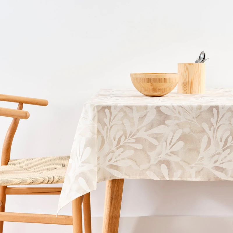 BELUM | Stain Resistant Tablecloth Size 300 x 140 cm - Extra Soft Touch Tablecloth Colour Multicolor - Tablecloth 100% Made in Spain Fabric 100% Organic Cotton - Tablecloth Model 0120-402