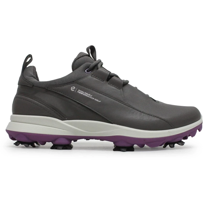 ECCO Womens Golf Biom Tour Full Grain Leather Steel Trainers 6 UK