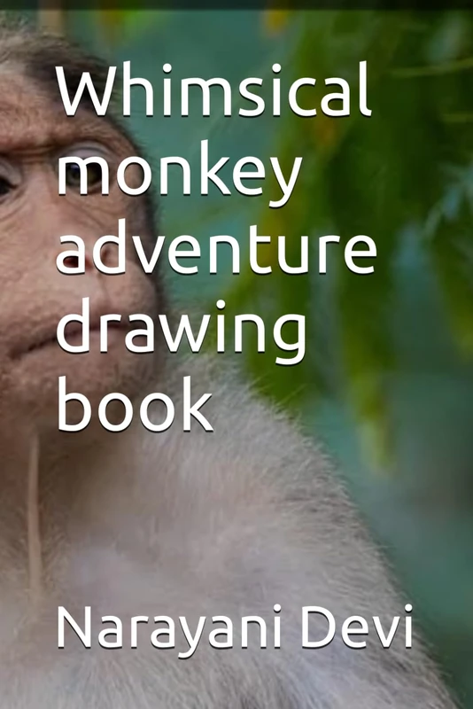 Whimsical monkey adventure drawing book
