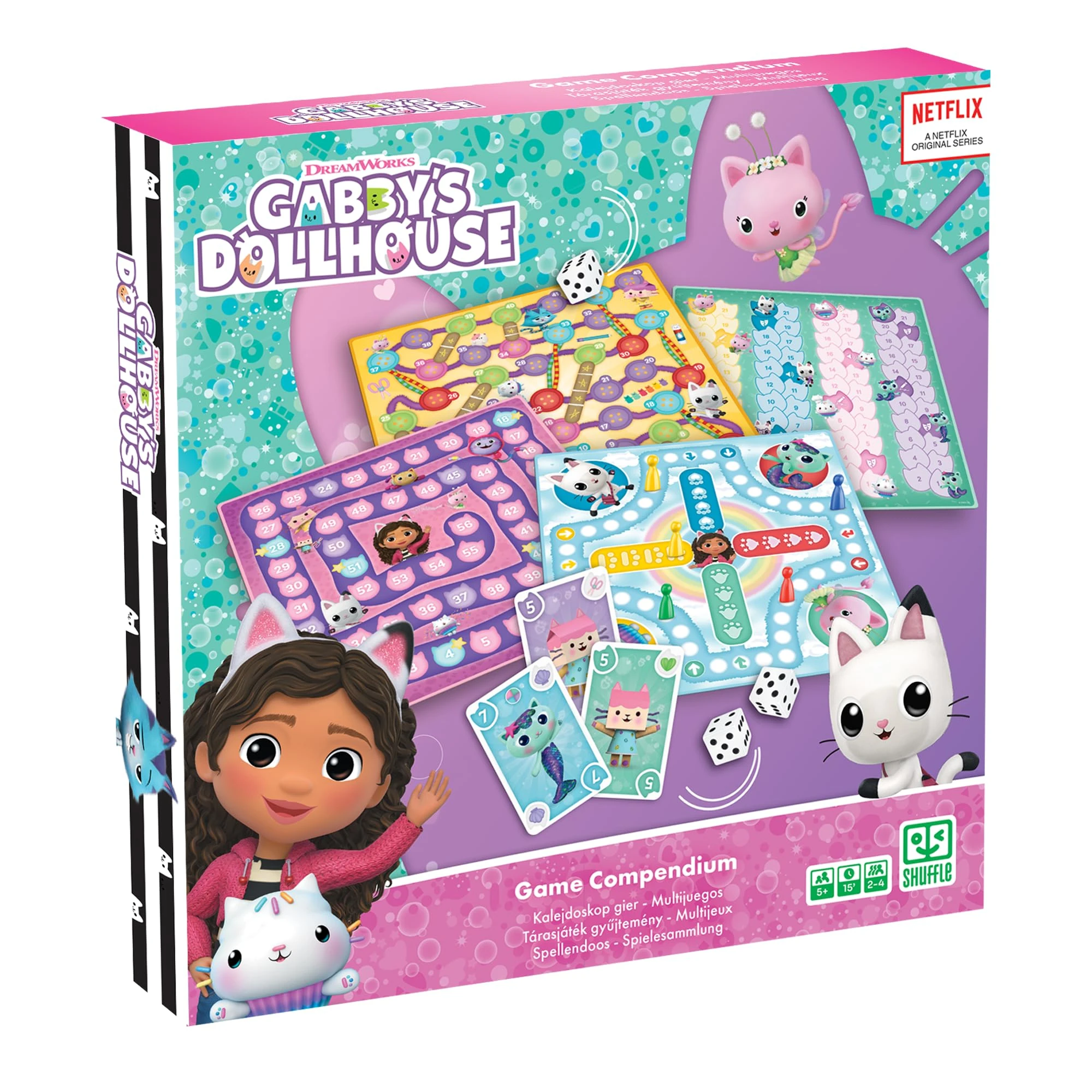 Shuffle Gabby´s Dollhouse - Spielesammlung, White