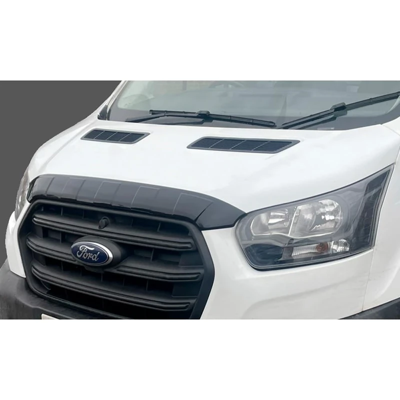 RGM Bonnet protector compatible with Ford Transit IV Facelift 2020- Gloss Black