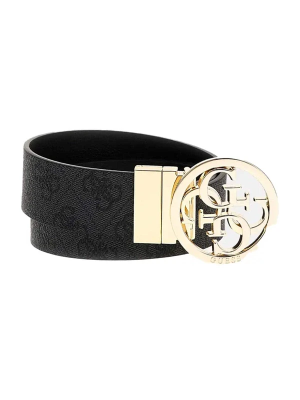 GuessWomen'sNOELLE ADJ & REV PANT BELT H35REVERSIBLE H35COAL LOGOS - Image 1