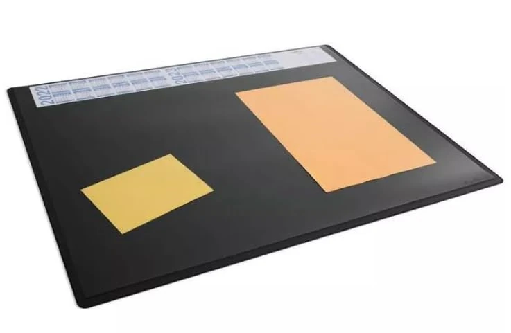 DURABLE Schreibunterlage 650x500mm mit Jahreskalender + transp, Abdeckung PP 5 ST 722301 Brand