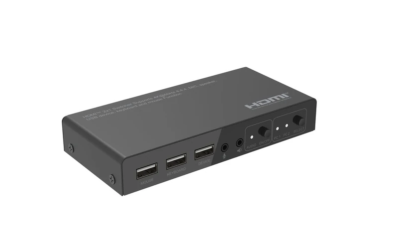 Microconnect 4K@60Hz HDMI KVM Switch, 2x1, Brand