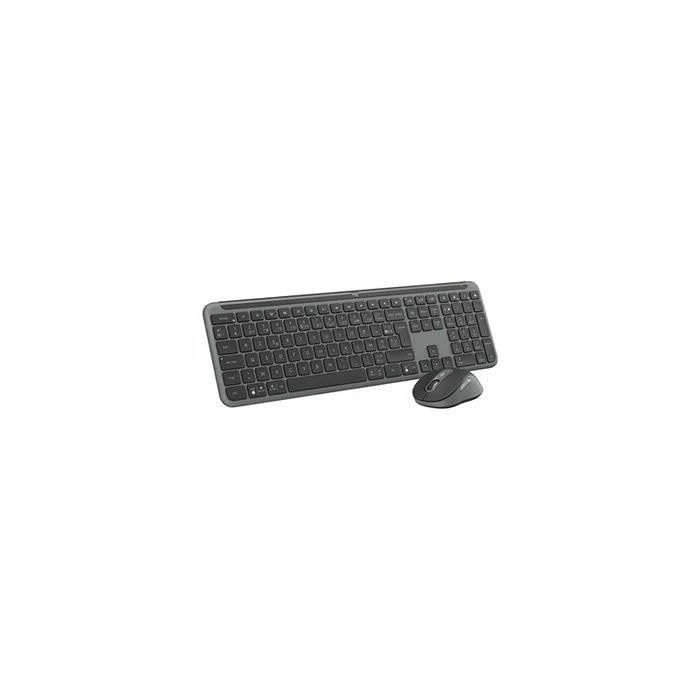 Logitech MK950 Signature Slim Wireless Keyboard and Mouse Combo - Graphite, AZERTY French Layout