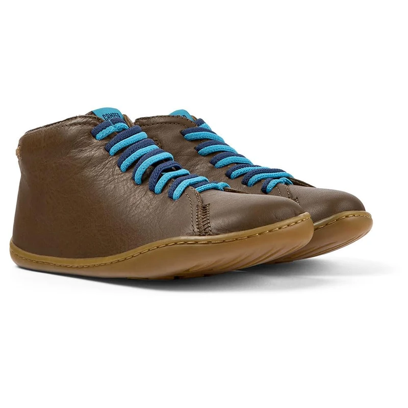 Camper Boys Peu Cami 90019Basket Bootie, Medium Brown 114, 11.5 UK