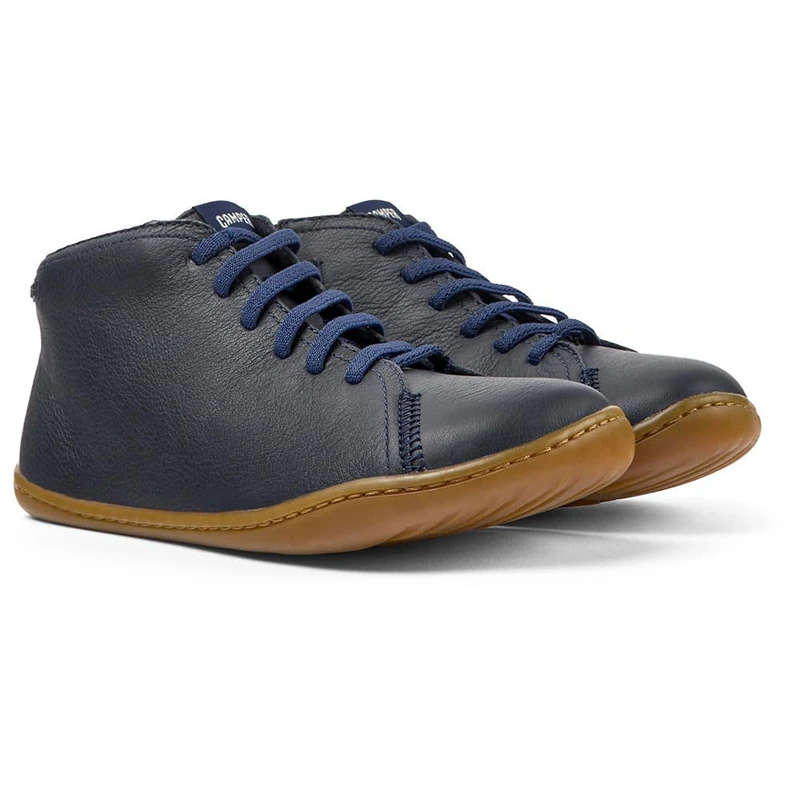 Camper Boys Peu Cami 90019 Basket Bootie, Navy 112, 11 UK Child - Image 1