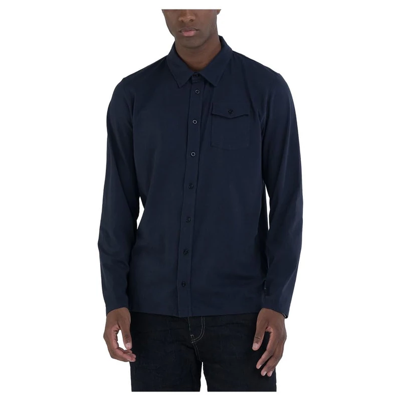 Replay Men's M4134 Shirt, 088 Deep Blue, XXL