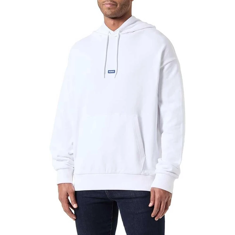 HUGO Men's Nalonso Jersey, White100, XL