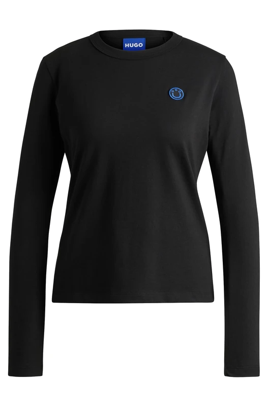 HUGO Women's Daliria_B Jersey, Black1, S - Image 1