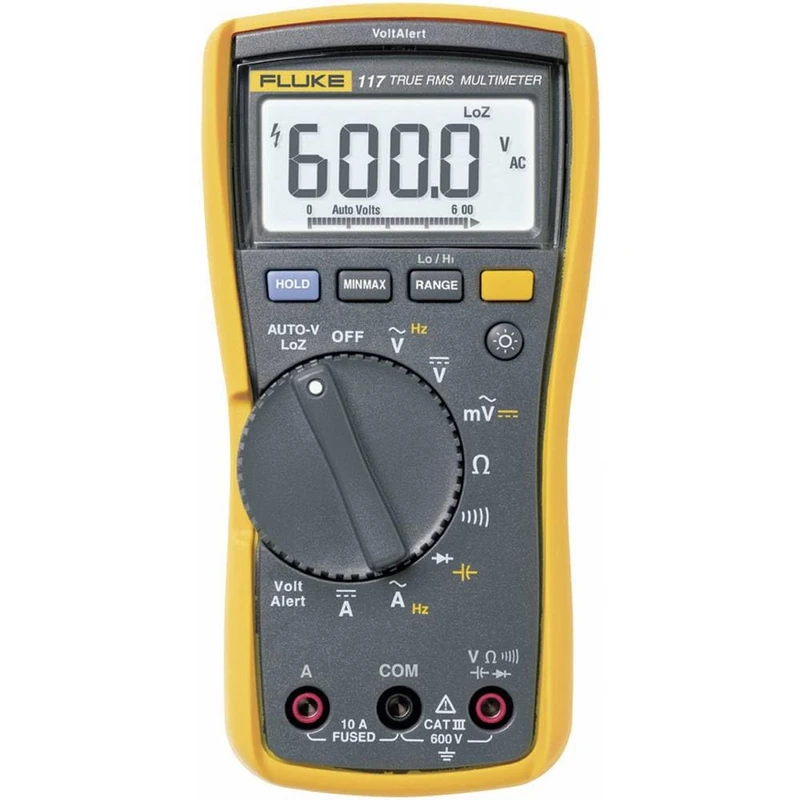 BEHA Fluke 117 Hand-Multimeter Kalibriert (ISO) Digital Cat III 600 V Anzeige (Counts): 6000 (2583647-ISO) Brand