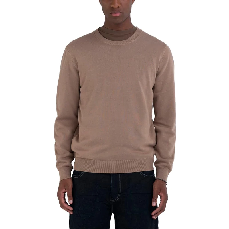 Replay Men's Uk4451 Pullover Sweater, 836 Stone Green, M