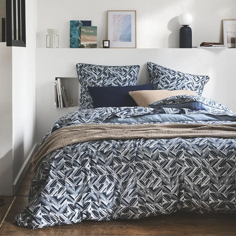Essix Printed Cotton Percale Duvet Cover, Reflections, 200 x 200 cm