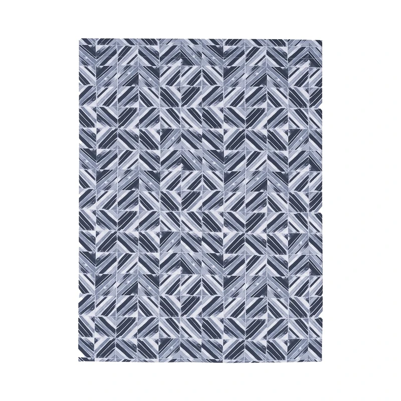 Printed Cotton Percale Flat Sheet, Reflections, 240 x 300 cm, Essix - Image 1