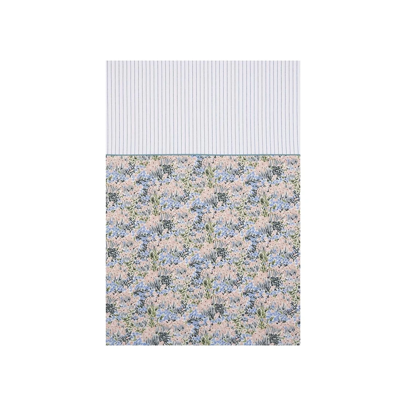 Printed Cotton Percale Flat Sheet, Bosquet, 180 x 290 cm, Essix