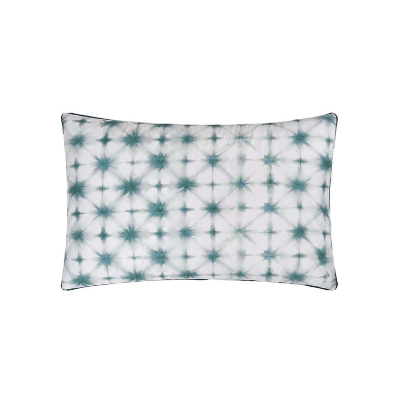 Printed Cotton Percale Karaoshi Celadon Pillowcase 50 x 75 cm Designers Guild