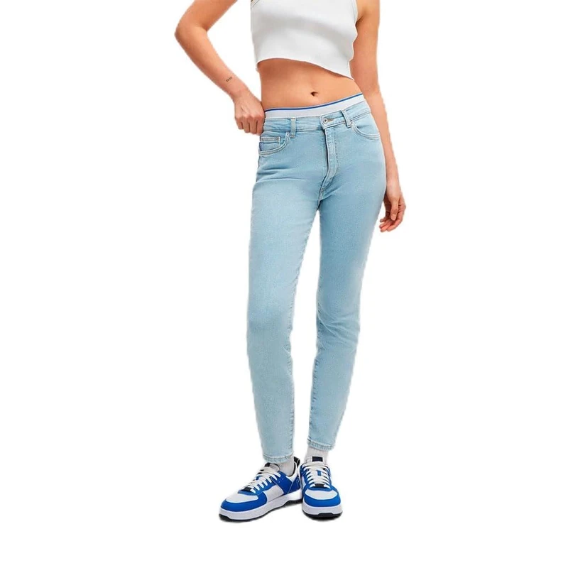 HUGO Women's Malu_B Jeans, Turquoise/Aqua449,