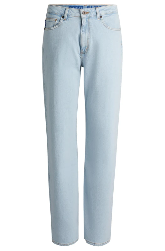 HUGO Women's Elyah_B Jeans, Turquoise/Aqua449,