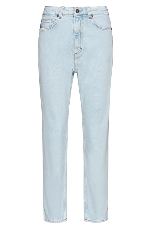 HUGO Women's Noe_B Jeans, Turquoise/Aqua, 31W/ 36L