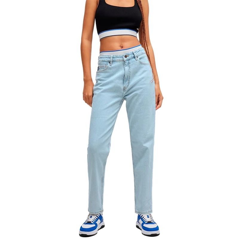 HUGO Women's Noe_B Jeans, Turquoise/Aqua449,