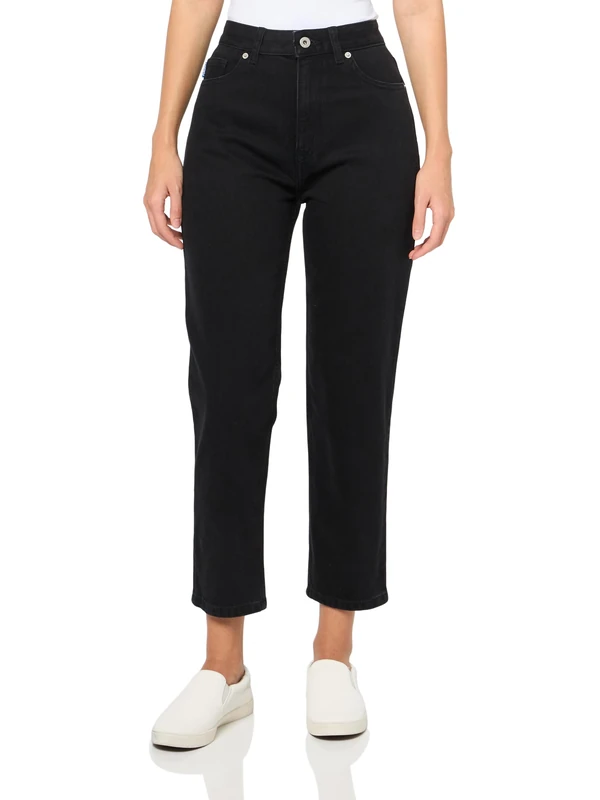 HUGO Women's Noe_B Jeans, Black1, - Image 1