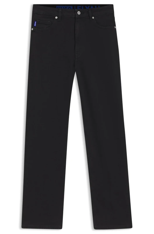 HUGO Women's Elyah_b Jeans, Black, 26W / 36L