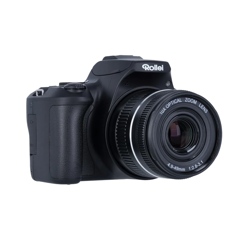 Rollei Powerflex10X - 10x Optical Zoom, 8 Photo Modes, Up to 64 MP, Fold-Out Flash, 4K Video Recording & Smartphone App
