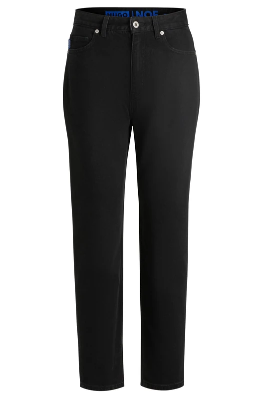 HUGO Women's Noe_B Jeans, Black1, 34W/ 34L