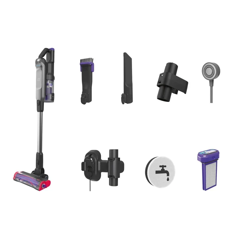 BLACK+DECKER SummitSeries Select Cordless Stick Vacuum, Powerful Suction with Brushless Motor, 45-Minute Runtime in Hand Vac Mode, Anti-Tangle, BHFEA640WG-GB