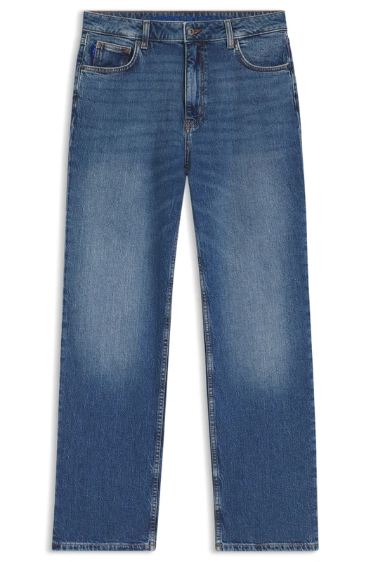 HUGO Women's Elyah_b Jeans, Medium Blue, 30W / 32L