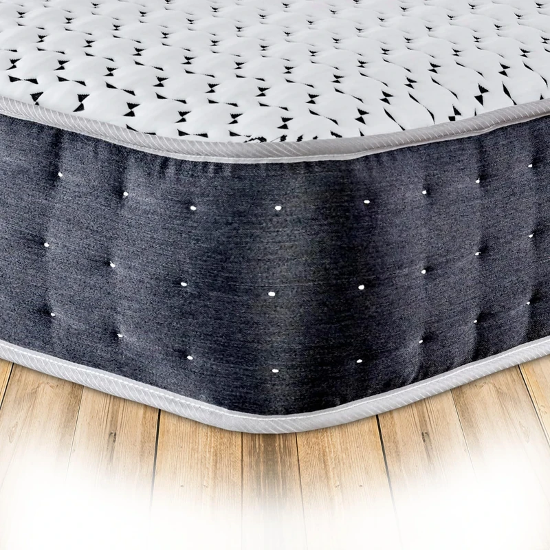 Starlight Beds Pocket Sprung Mattress. 9 Inch Deep with Cashmere Sleep Surface and Natural Fillings. Medium Firmness. (Small Single)