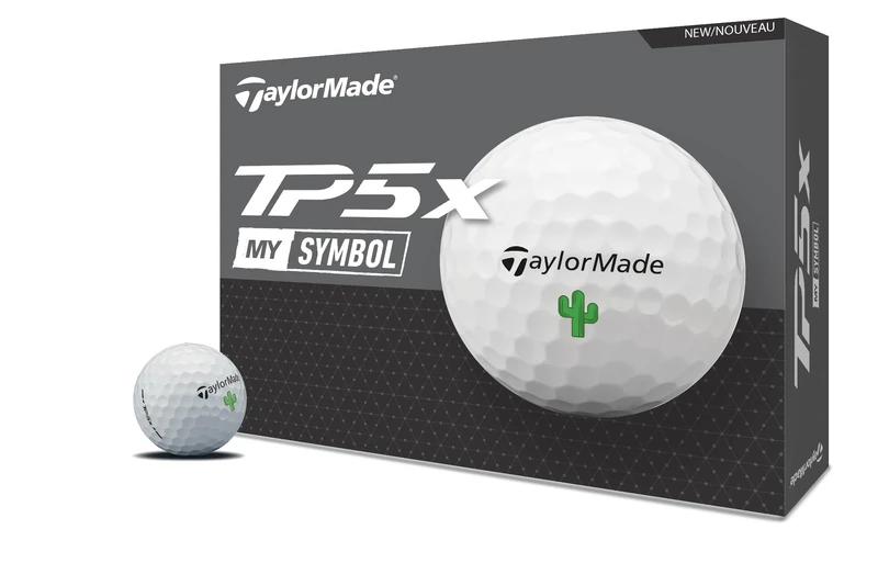 TaylorMade Golf 2024 Symbol TP5X Cactus GOLFBALLS ONE Dozen - Image 1