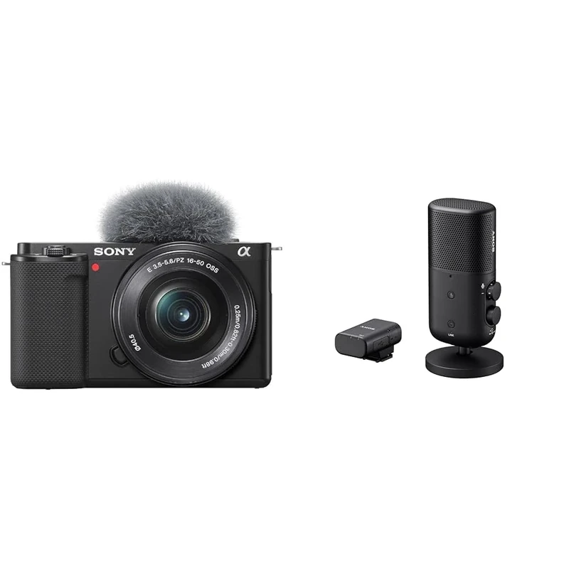 Sony Alpha ZV-E10L ECM-S1 Wireless Streaming Microphone