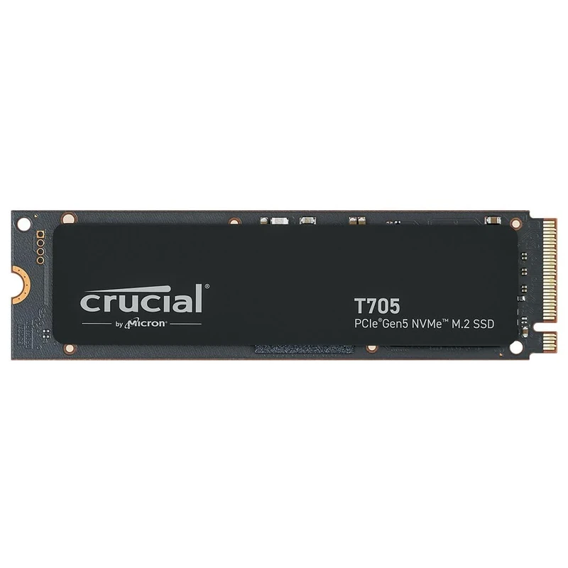 Crucial T705 1TB SSD PCIe Gen5 NVMe M.2, Up to 13,600MB/s, Microsoft DirectStorage, PCIe 4.0 Backwards Compatible, Internal Solid State Drive - CT1000T705SSD3
