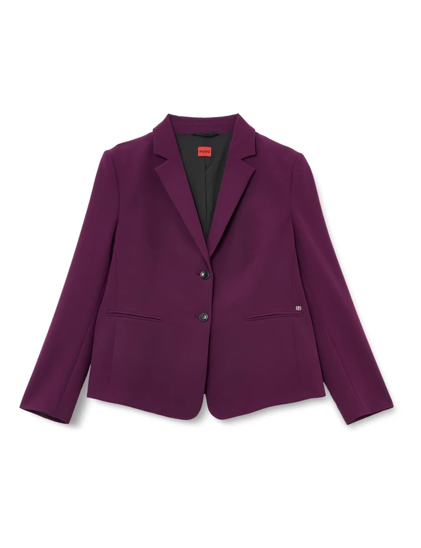 HUGO Women's Agonia-1 Jacket, Medium Purple, 40