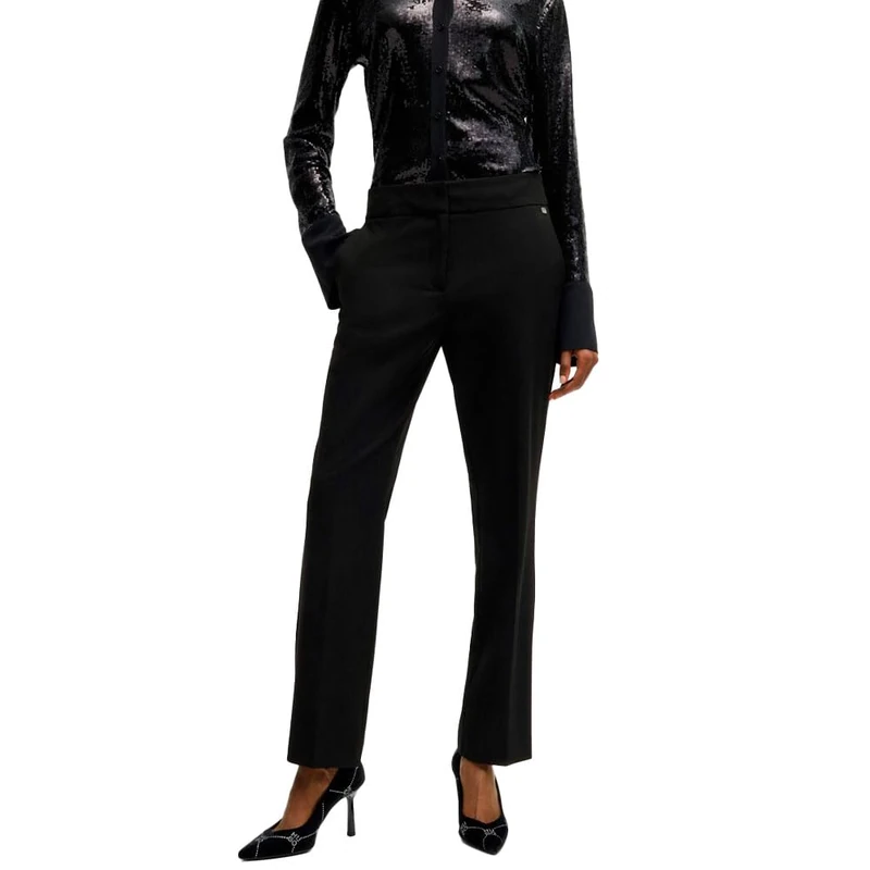 HUGO Women's Hatenia-1 Trousers, Black1, 36