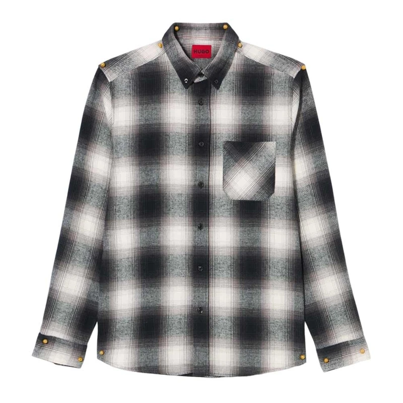 HUGO Men's Ermann Shirt, Medium Grey34,