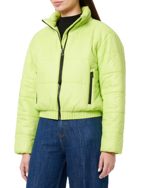 HUGO Women's Felara-2 Outerwear_Jacket, Bright Yellow734, XL