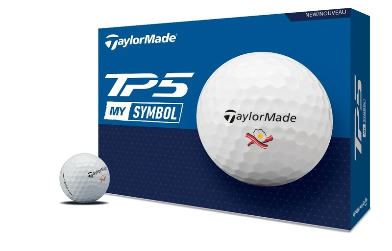 TaylorMade 2024 Symbol TP5 BaconEggs golfballs one Dozen