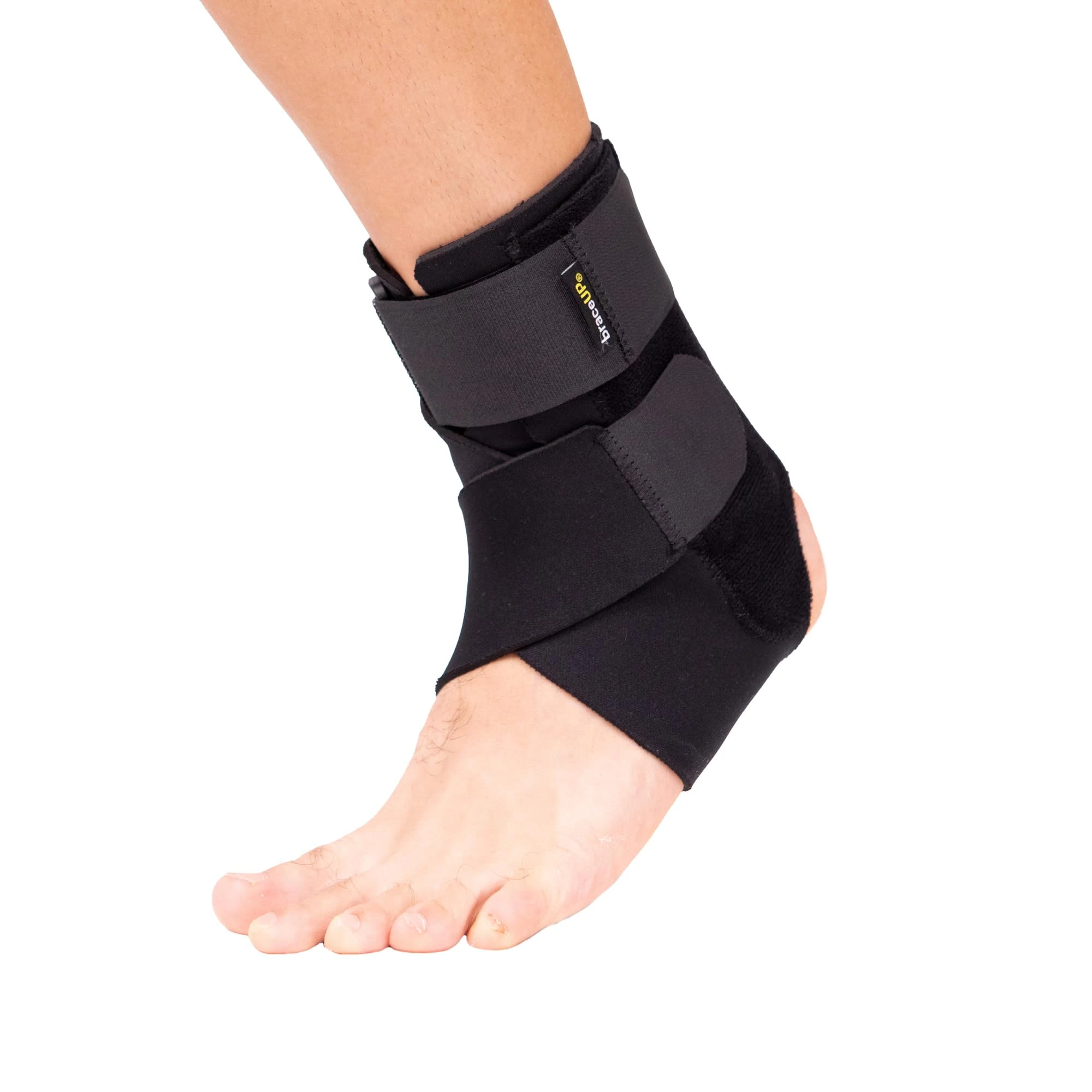 BraceUP Ankle Support - Relieve Pain, Enhance Stability for Foot Pain, Sprained Ankle, Achilles Tendonitis, Men and Women