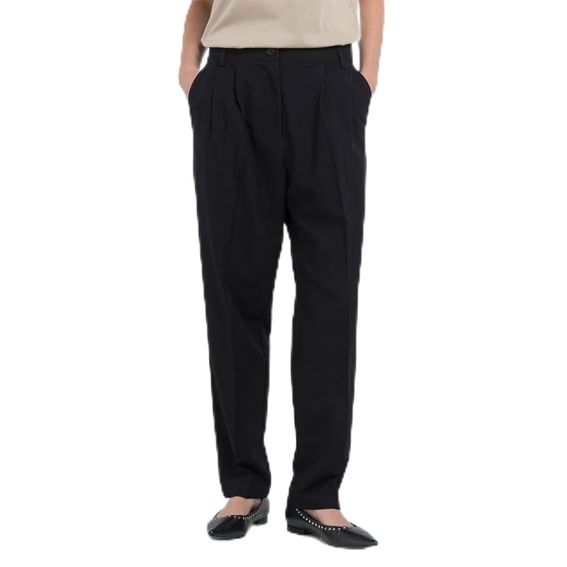 Replay Women's W8065a Trouser, 098 Black, 29 W