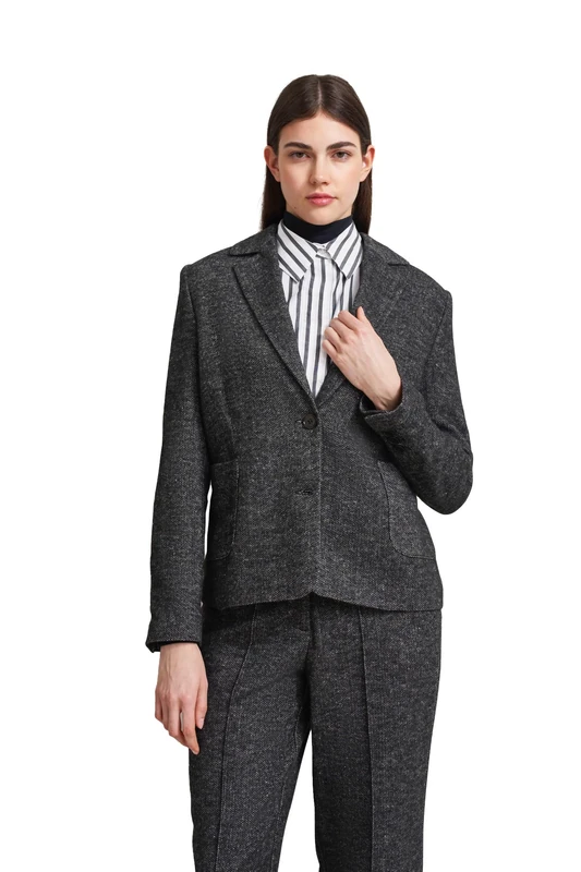 bugatti Women's W4097-4658 Blazer, Black-290, 14