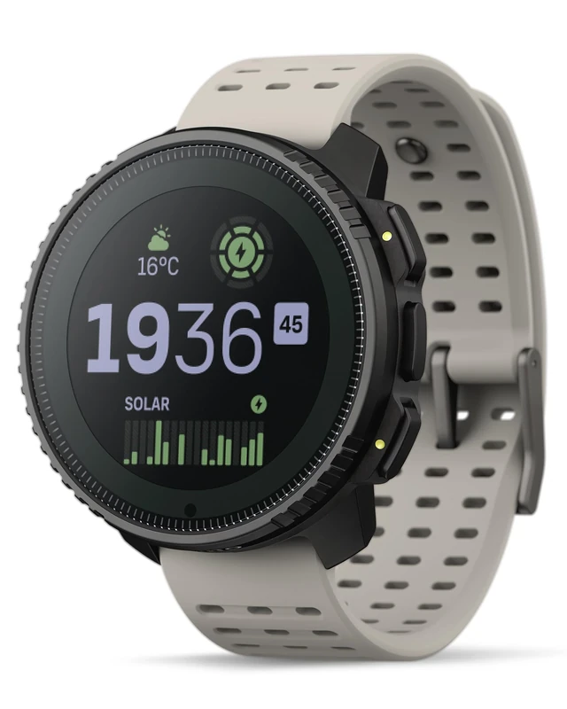 SUUNTO Vertical GPS Sports Watch, Solar Charging & Dual-GNSS, Multisport Smartwatch with Touchscreen & 95+ Sports, Advanced Health & Recovery Support, 60-Day Battery Life, Offline Map, Steel Sand