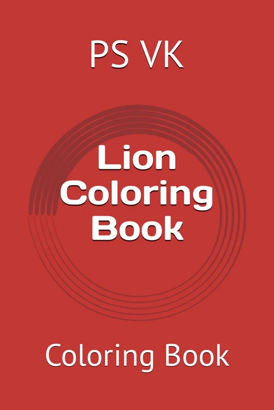 Lion Coloring Book: Coloring Book